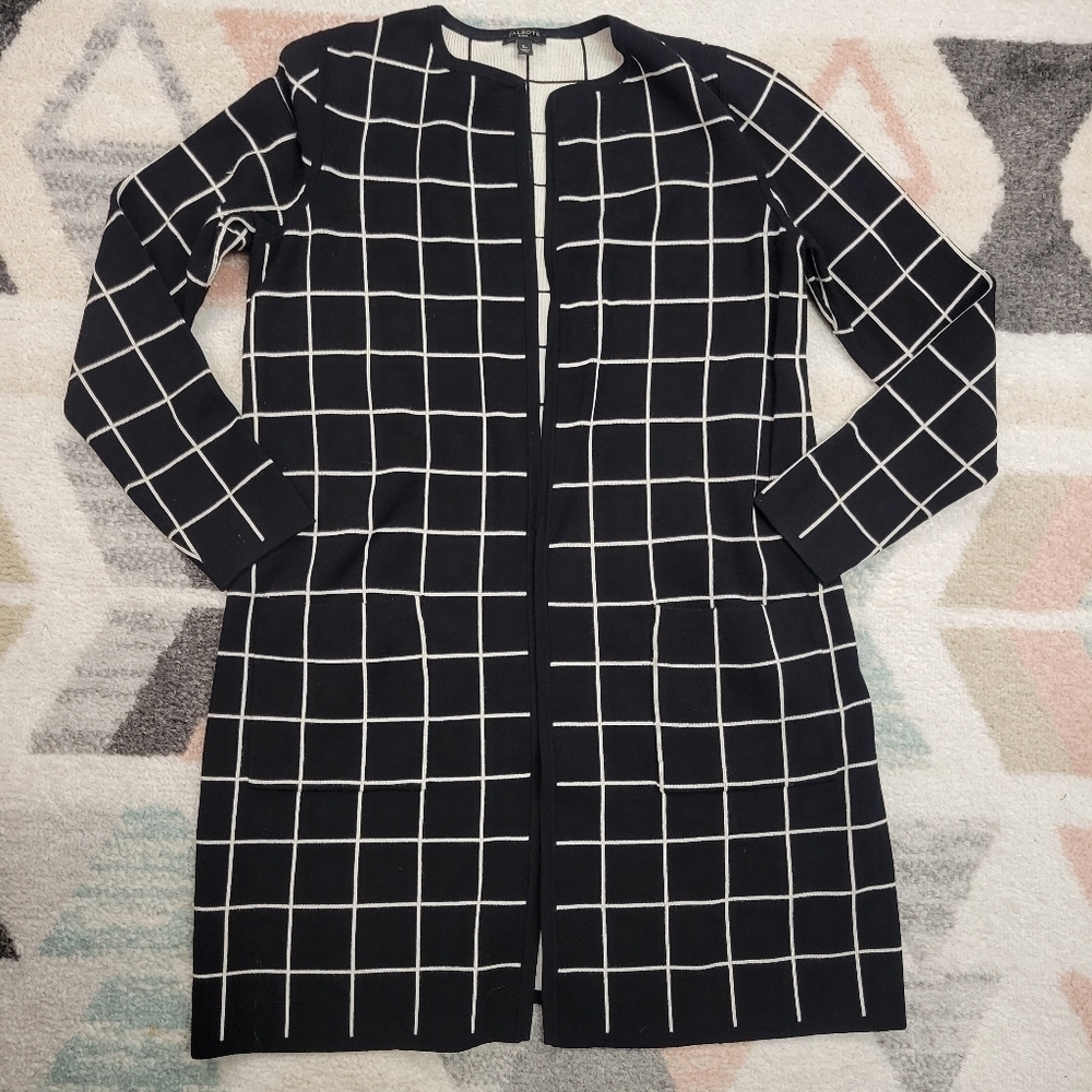 Talbots Longline Knit Sweater Cardigan Size Small PETITE